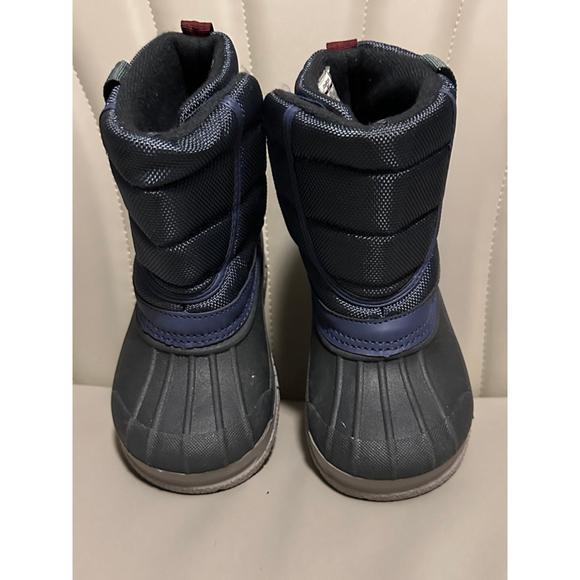OshKosh B’gosh Boys Navy/Black Toddler Snow Boots – US Size 8 - Picture 1 of 5